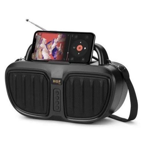 H@F HF-F35 Black Bluetooth Speaker - multicolour