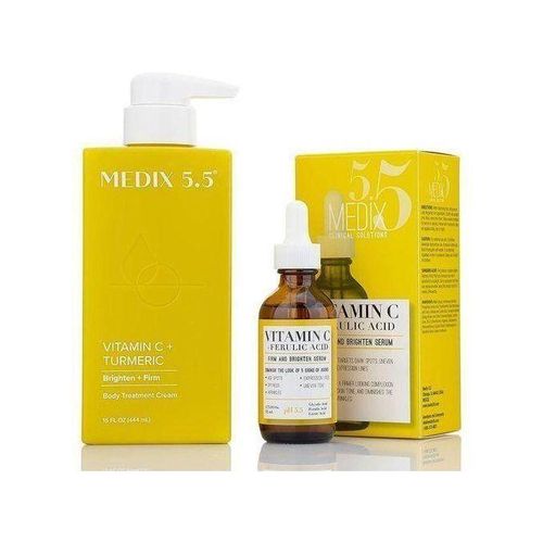 Medix 5.5  Vitamin C+Turmeric Lotion And Serum,Set