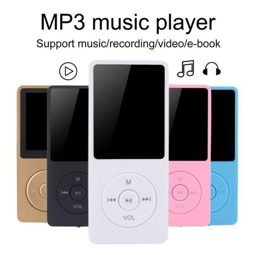 Mp4 Player With 16gb Sd Card Lossless Music Built-In Speaker Voice Recorder High-Quality Sound Player