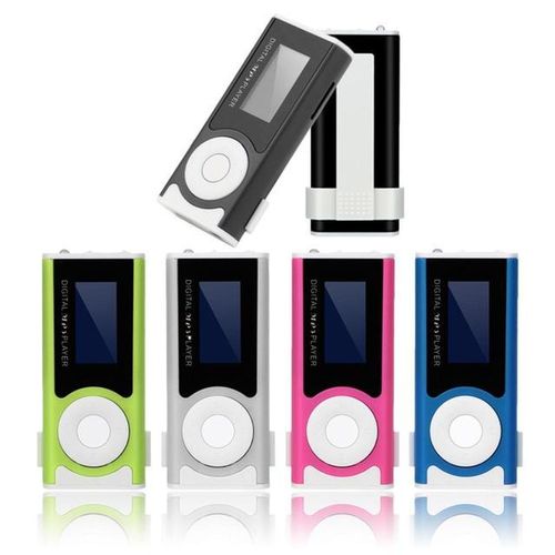 Rechargeable Mp3 Lcd Screen Music Player With Headphones Led Light Support External Micro Tf Sd Card