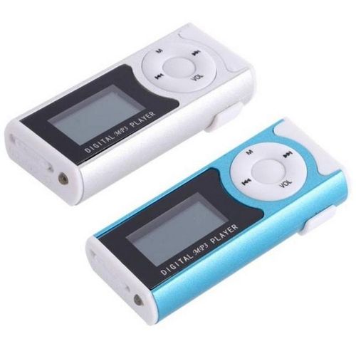 Rechargeable Mp3 Lcd Screen Music Player With Headphones Led Light Support External Micro Tf Sd Card
