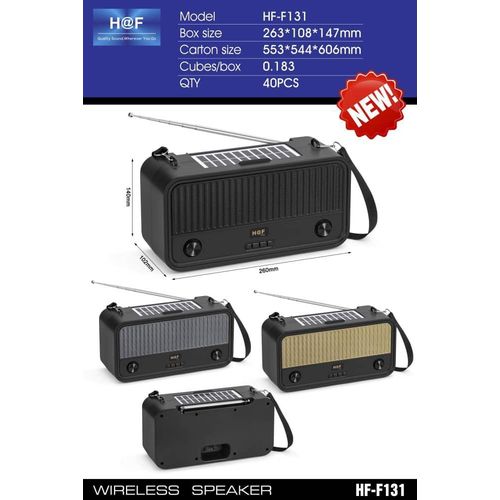 HS-3828 Best portable speaker Rechargeable battery powered outdoor sound stereo Speaker - multicolour