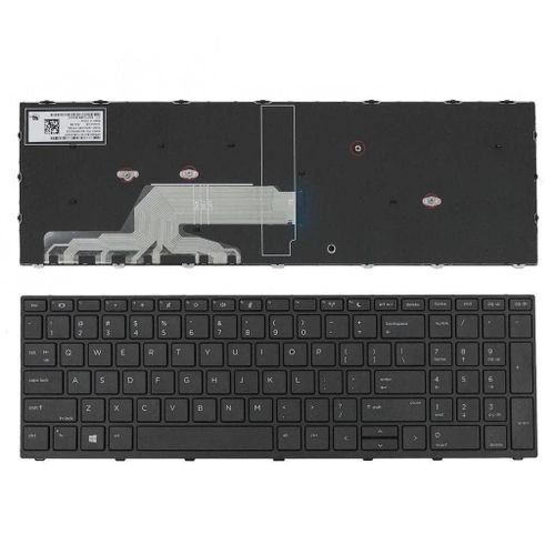 Keyboard Replacement US for HP Probook 450 G5 455 G5 470 w/Black Frame