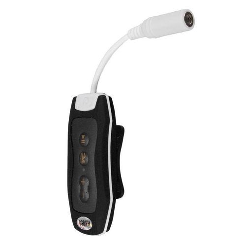 8gb Mp3 Player Swimming Underwater Diving Spa Fm Radio Waterproof Headphones Black