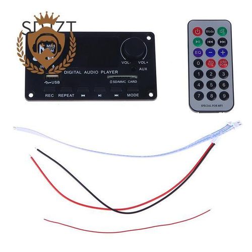 Dc 5v 16v 32v Mp3 Decoder Board Amplifier Bluetooth Car Mp3 Player Usb Recording Module Fm Aux Radio For Speaker With Amplifier