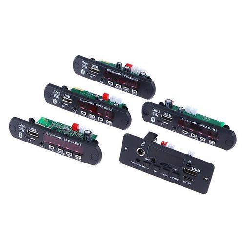 Dc 5v 16v 32v Mp3 Decoder Board Amplifier Bluetooth Car Mp3 Player Usb Recording Module Fm Aux Radio For Speaker With Amplifier