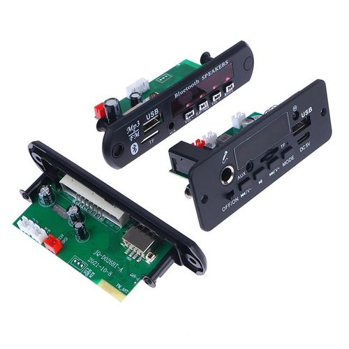Dc 5v 16v 32v Mp3 Decoder Board Amplifier Bluetooth Car Mp3 Player Usb Recording Module Fm Aux Radio For Speaker With Amplifier