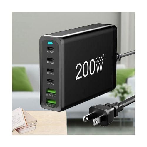 200W USB Type C Desktop Charger with ShortCircuit Protecti
