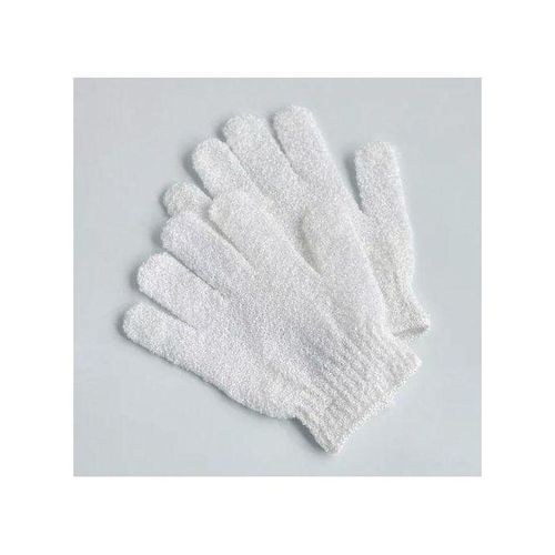 Apair of Bath And Shower Exfoliating Gloves - White