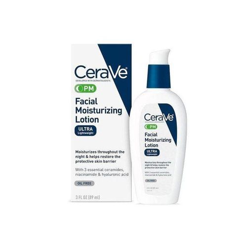 Cerave Pm Facial Moisturizing Lotion Oil Free 89Ml-White