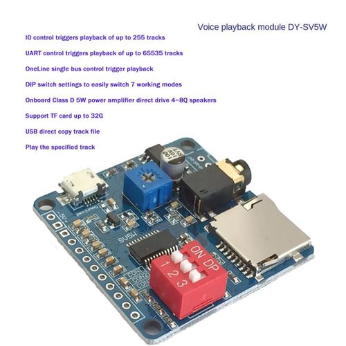 DY-SV5W Voice Playback Module for MP3 Music Player Voice Am