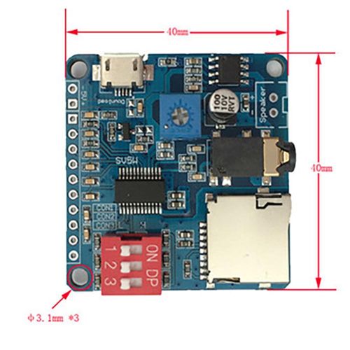 DY-SV5W Voice Playback Module for MP3 Music Player Voice Am