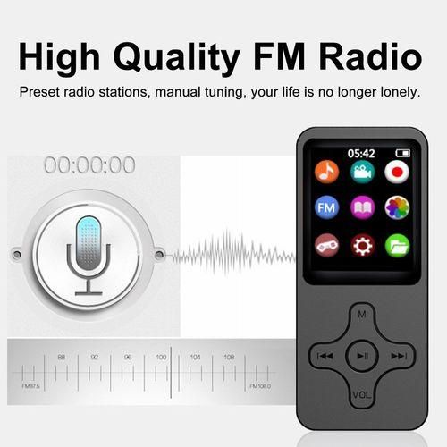 Mp3 Mp4 Player With BT4.0 Digital Screen With Speaker