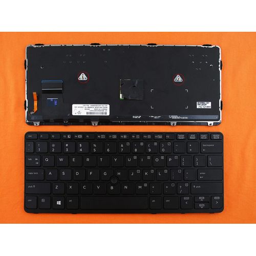 Hp Laptop Keyboard 4 EliteBook 820 G1 / 820 G2 Backlight-Black
