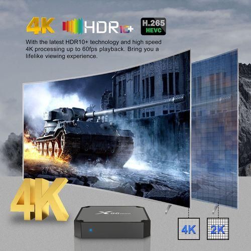 X96mini Android 11.0 Smart TV Box Amlogic S905W2 UHD 4K