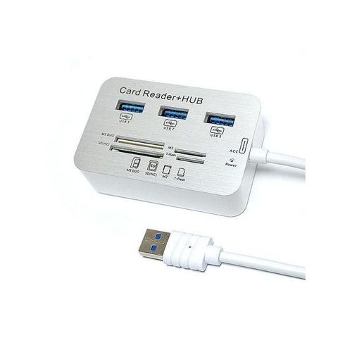 7 in 1 USB 3.1/3.0 Combo Card Reader Hub, Ultra Fast Speed -