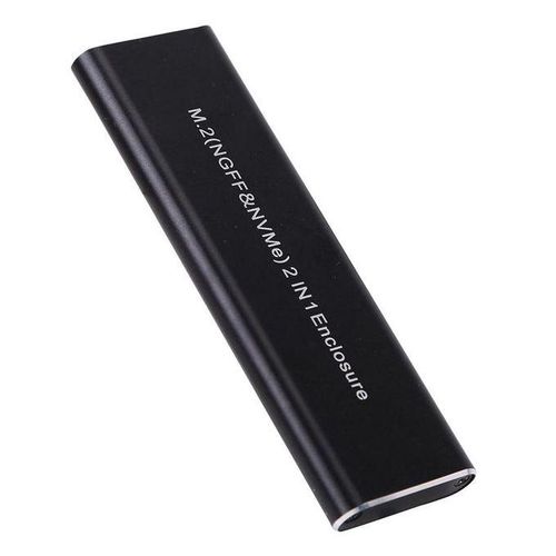 Generation M2 NVMe /SATA SSD Case 10Gbps HDD Box M2 NVME NGFF SSD to USB 31 Enclosure Dual Protocol Type-A to Type-C for M2 SSD