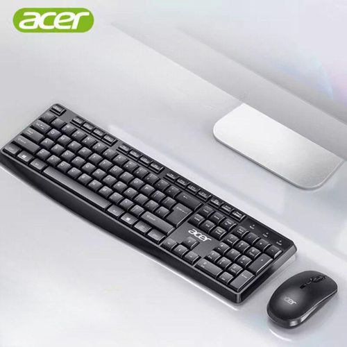 Acer OAK110 Wireless Keyboard and Mouse Combo Quiet Typing Durable Design 1600 DPI Mouse