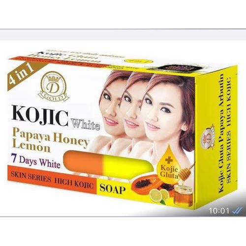 Kojic Papaya Honey lemon soap( 6 pc)