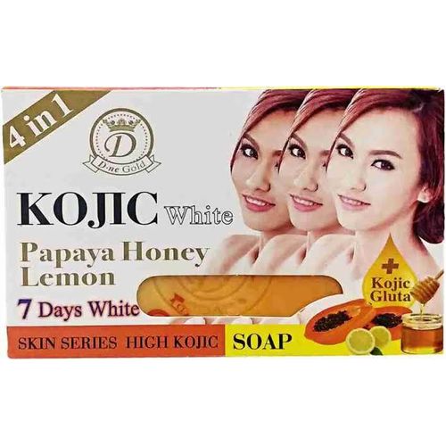 Kojic Papaya Honey lemon soap( 6 pc)