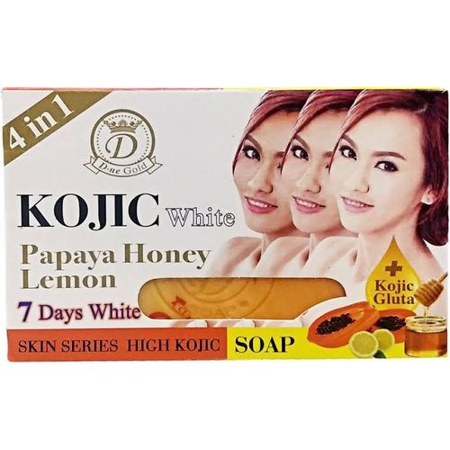 Kojic Papaya Honey lemon soap( 6 pc)