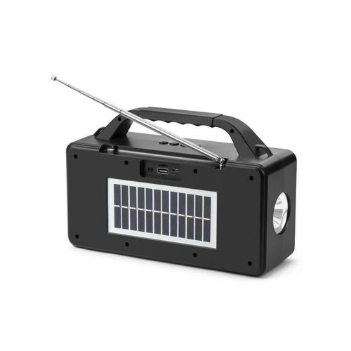 Musyl YG-A50 Wireless Bluetooth V5.0 Portable Speaker / Solar Rechargeable / Torch Light / FM Radio / USB - multicolour