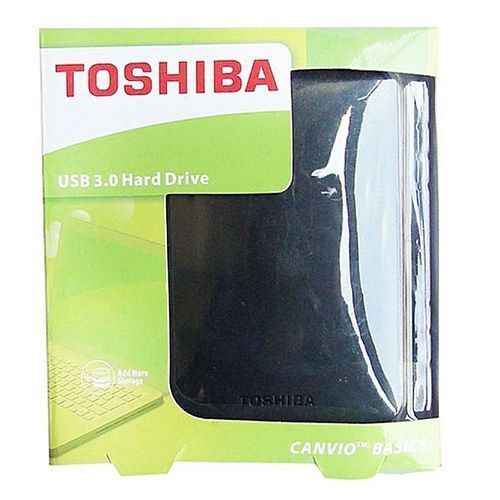 Toshiba 3.0 External Hard Drive Casing - Black