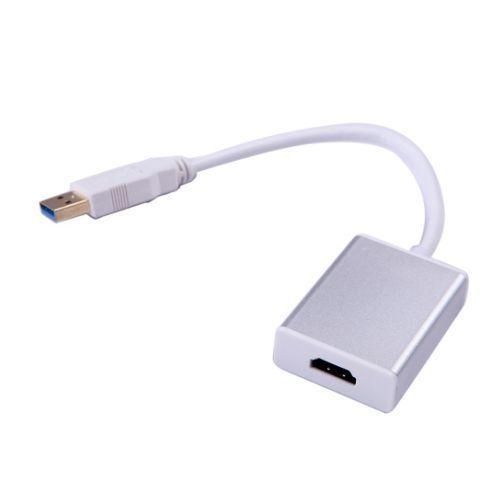 USB 3.0 To HDMI Adapter Cable - White