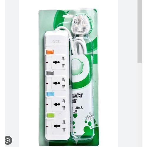 Astra England 4 Way Astra Extension Cable Socket- White