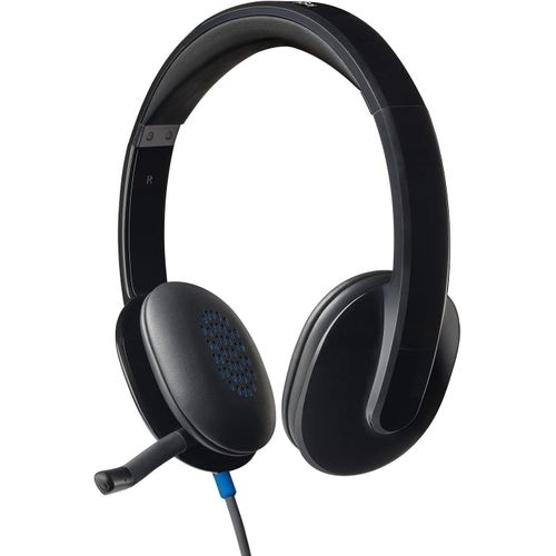 Logitech High-performance USB Headset H540 for Windows and Mac, Skype Certified, Black,