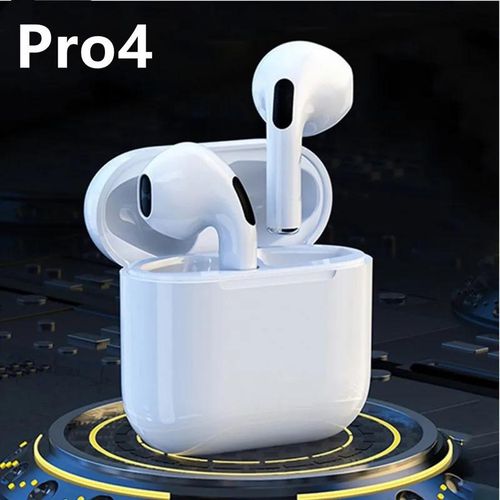 Pro 4 Wireless Headphones Earphone Bluetooth-compatible 5.3 Waterproof Headset With Mic For Xiaomi IPhone Pro4 Black