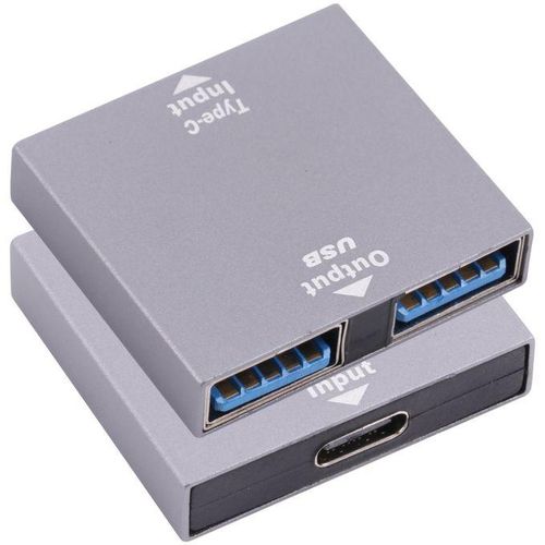 Type-C Female To USB Female 1 To 2 Converter