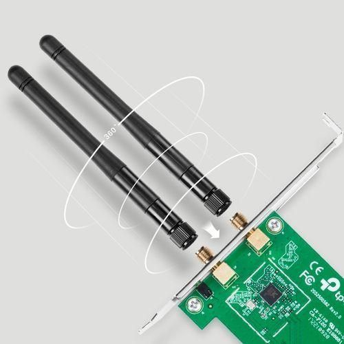 TP Link WiFi N300 Network Adapter Card For Pc ,TP Link-Black