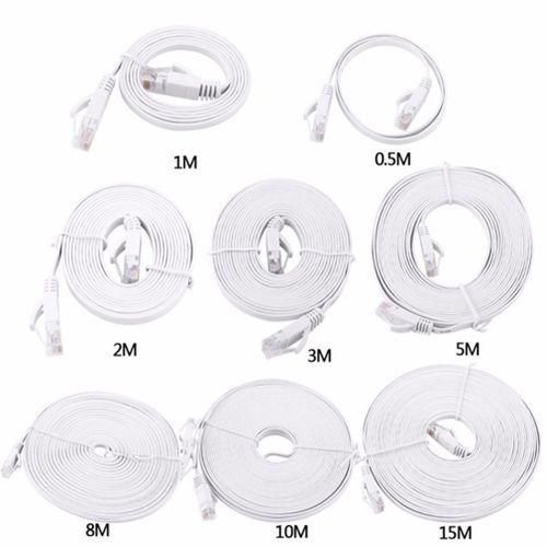 Ethernet Cable High Speed CAT6e Flat Ethernet Network LAN Cable For Home Office