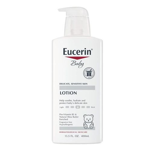 Eucerin Baby Body Lotion, Fragrance Free Baby Lotion, Pump Bottle, 13.5oz