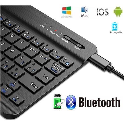 Other Universal Bluetooth Rechargeable Keyboard, -Black