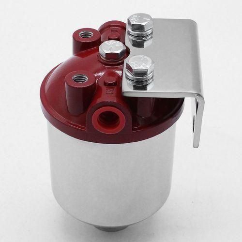 915 Generation Inline  Large Fuel Filter Frame 38 NPT Inlet Outlet Racing