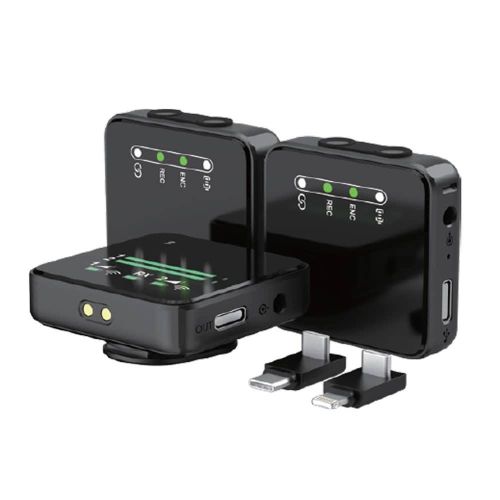 Green Lion GLM-Professional Wireless Microphone 7 Hours 360° Pick up, Compact & Portable, Environment Noise Cancellation