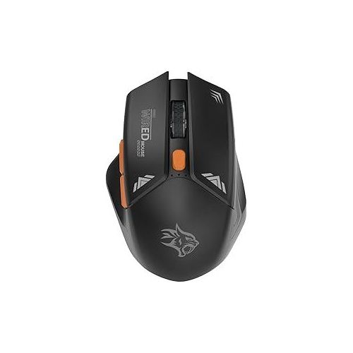 Porodo Gaming Wireless Mouse, Nano USB,DPI Levels1000/1200/1600, Power Saving Technology, Compatible with Mac,Windows, Gaming Design, Operationg Up to 10m (Black)