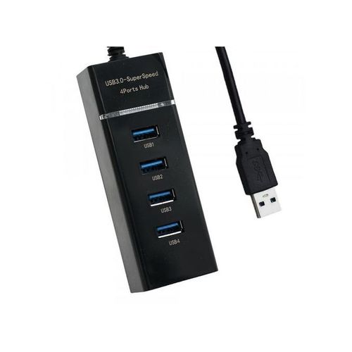 USB HUB Hub 3.0 USB HUB 4 Ports 5GBPS Black Color