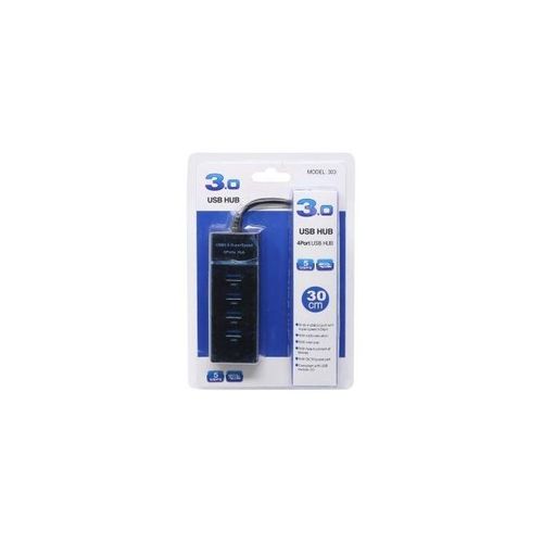 USB HUB Hub 3.0 USB HUB 4 Ports 5GBPS Black Color