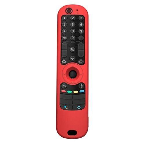 Soft Silicone Protective Remote Control Covers for LG Smart TV ANMR21GC  MR21N  MR21GARed