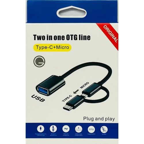Two In One OTG Line-Multi-colors