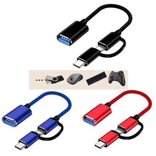 Two In One OTG Line-Multi-colors