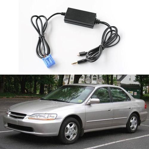 915 Generation Car Audio AUX Adapter 35mm AUX Input CD Changer with for Charging for Accord Odyssey Pilot