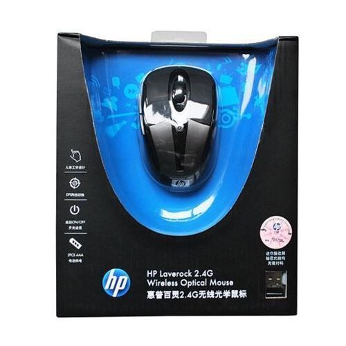Hp Laverock 2.4G Wireless Optical Mouse - Blue