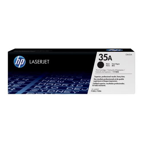 Hp 35A Black LaserJet Toner Cartridge (CB435A)