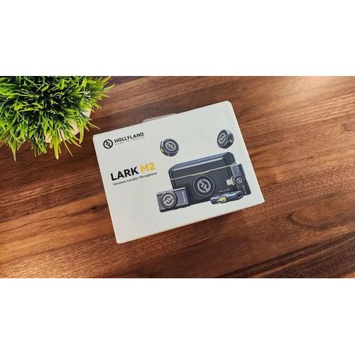 Hollyland Lark M2 Wireless Lavalier Microphone for Camera PC Laptop Phones, Mini Lapel Microphone