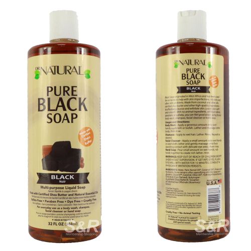 Other Dr Natural Pure Black Soap