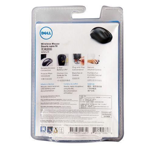 DELL Wireless Mouse WM123 - Black